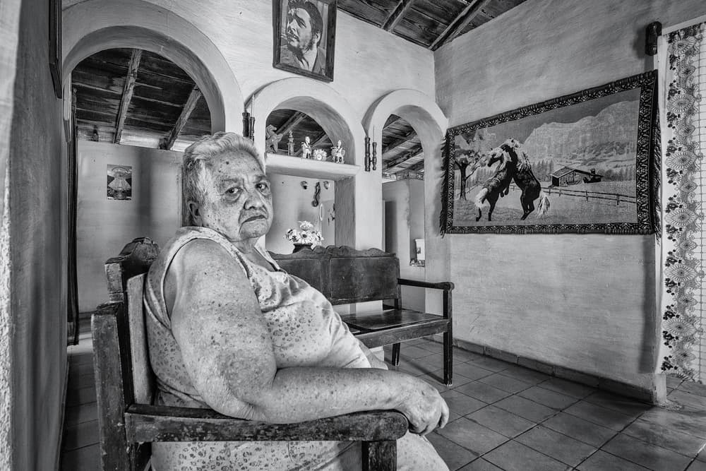 Soulful Elder Portrait by Andy Bauer — canvas wall art