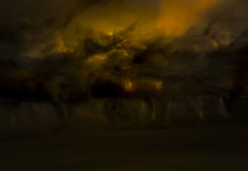 Golden Dark Flow by Yomn Almonla πΈπ¦ β canvas wall art