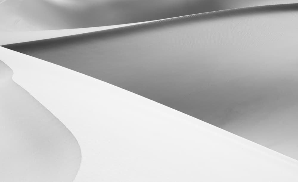 Monochrome Sand Waves by Selions(陈磊) — canvas wall art