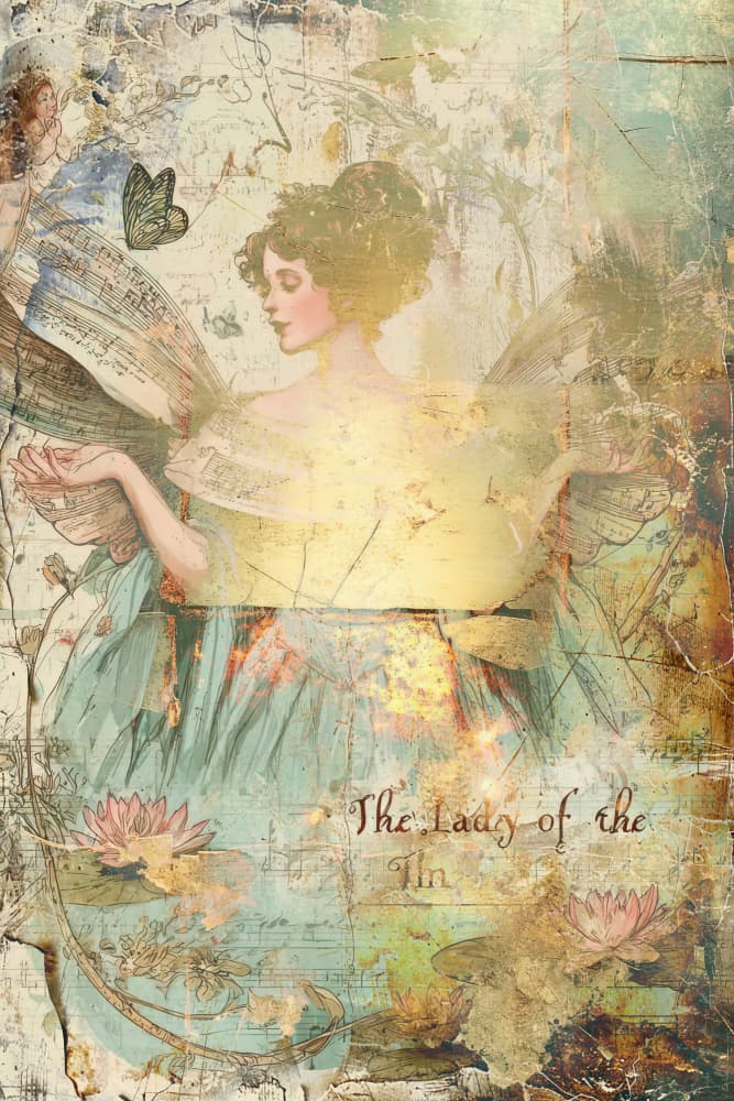 Ethereal Fairy and Butterfly by Rafal Kulik — canvas wall art