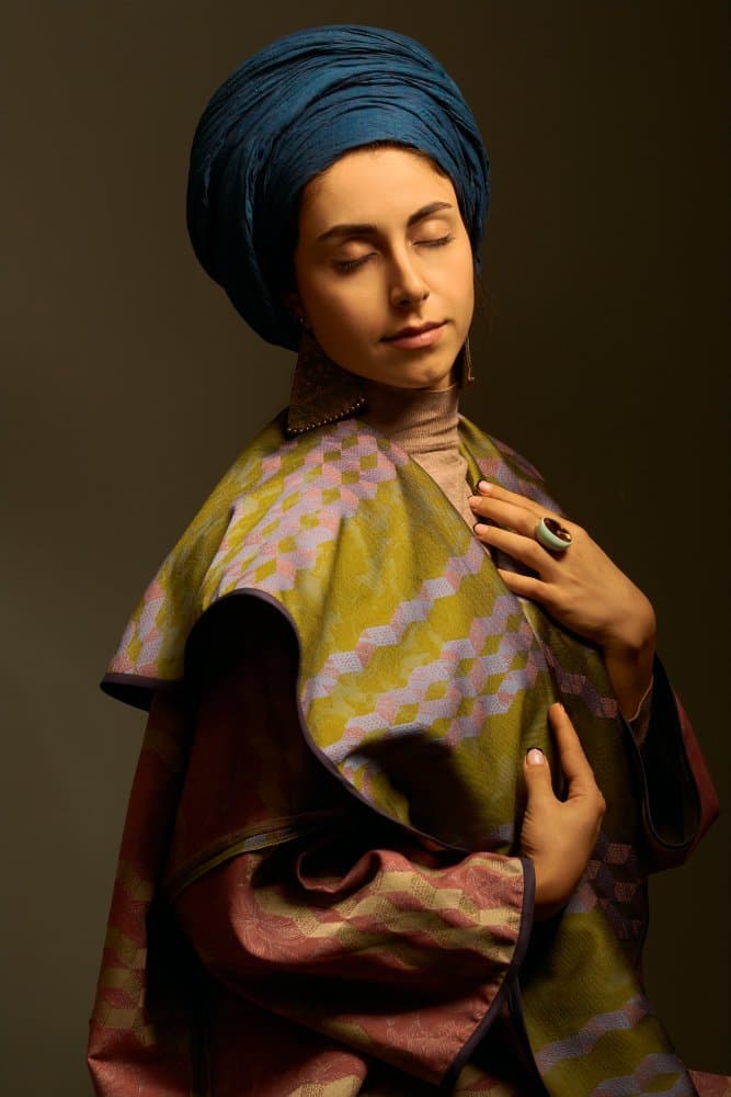 Contemplative Turban Portrait by Shizuo Shiki — canvas wall art