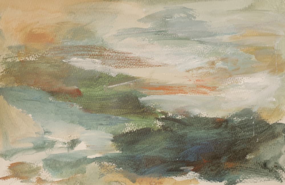 Serene Abstract Landscape by Gemma Bardot — canvas wall art