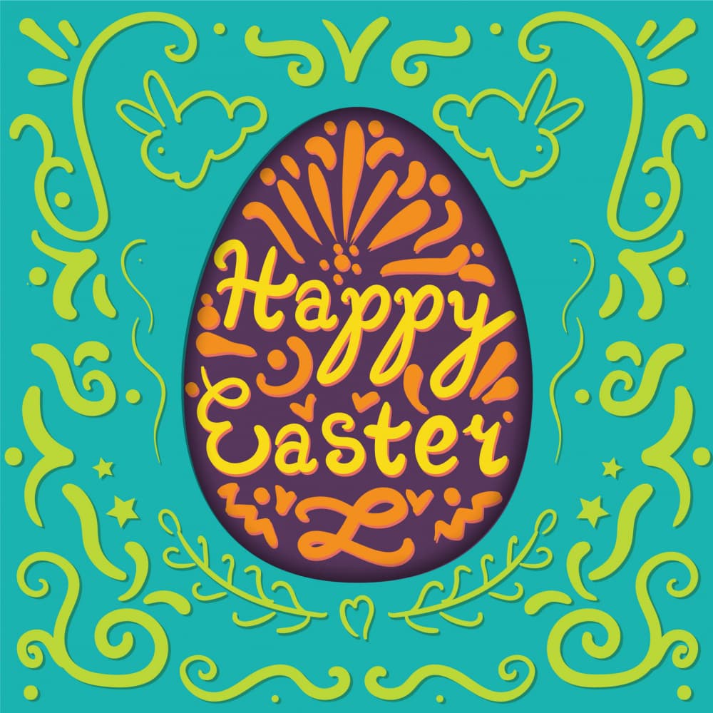 Happy Easter Egg by Marika Barsrsind β canvas wall art