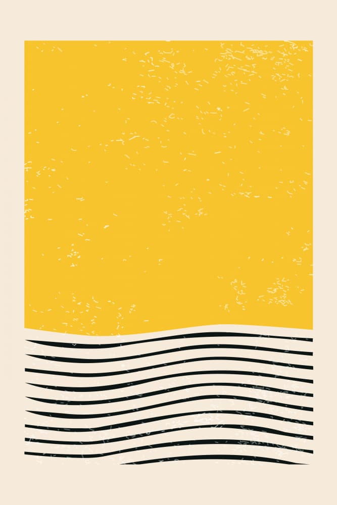 Abstract Desert Waves by jay stanley — canvas wall art