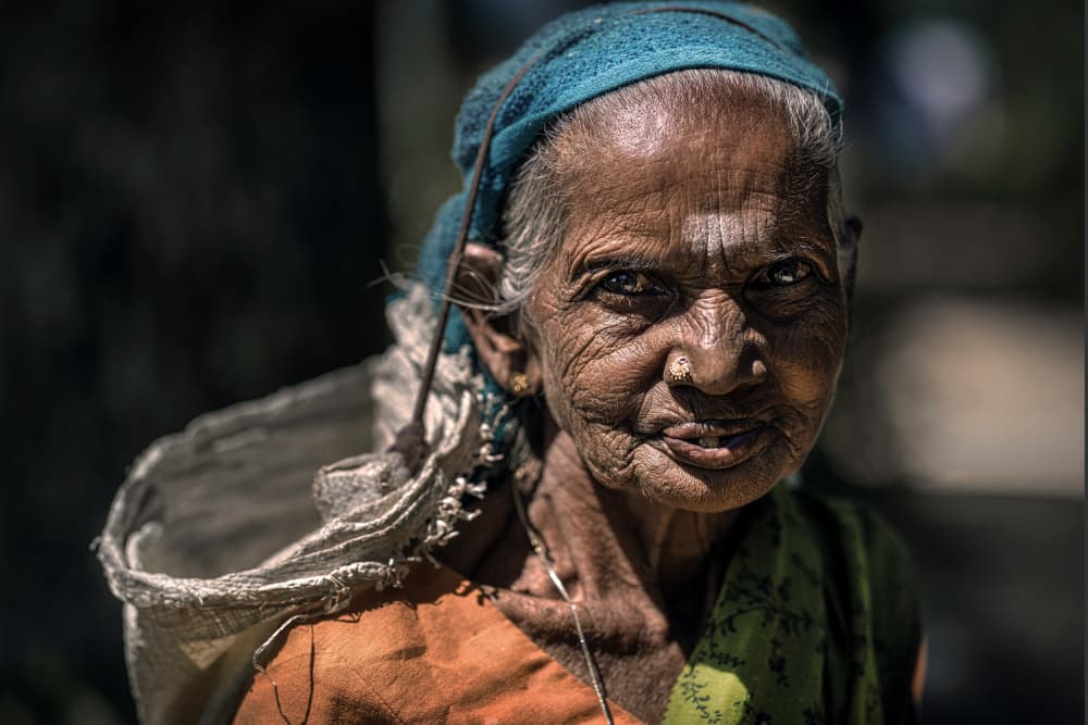 Wise Elder Woman by Waldemar Szmidt — canvas wall art