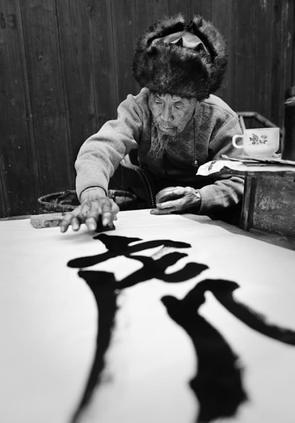 Master Calligrapher by Nicolas Marino — canvas wall art