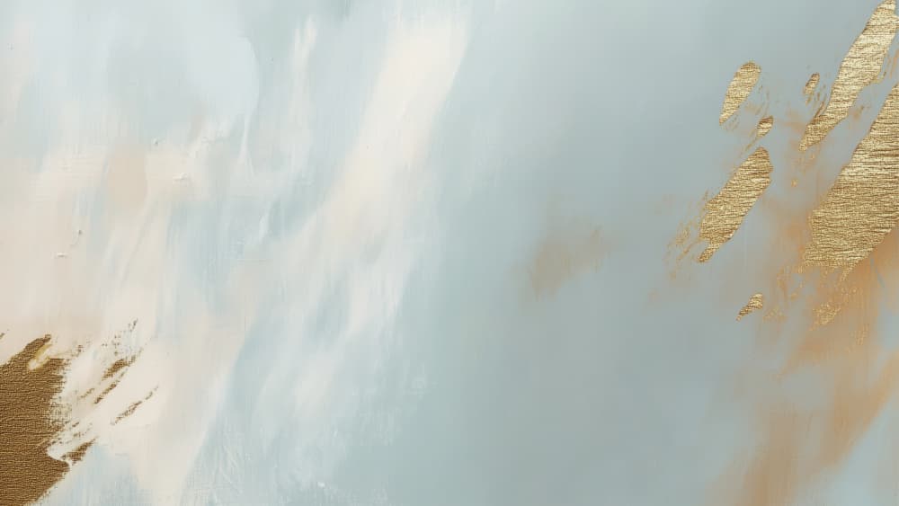 Fluid Gold Abstract by Marika Barsrsind β canvas wall art