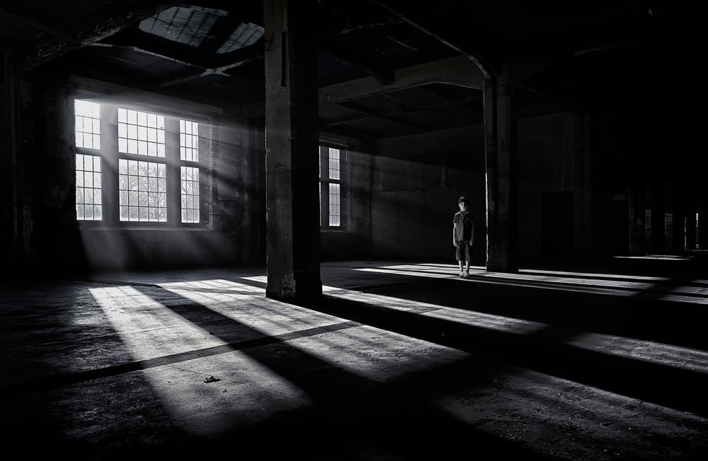 Figure In Sunlit Room by Wim Schuurmans — canvas wall art