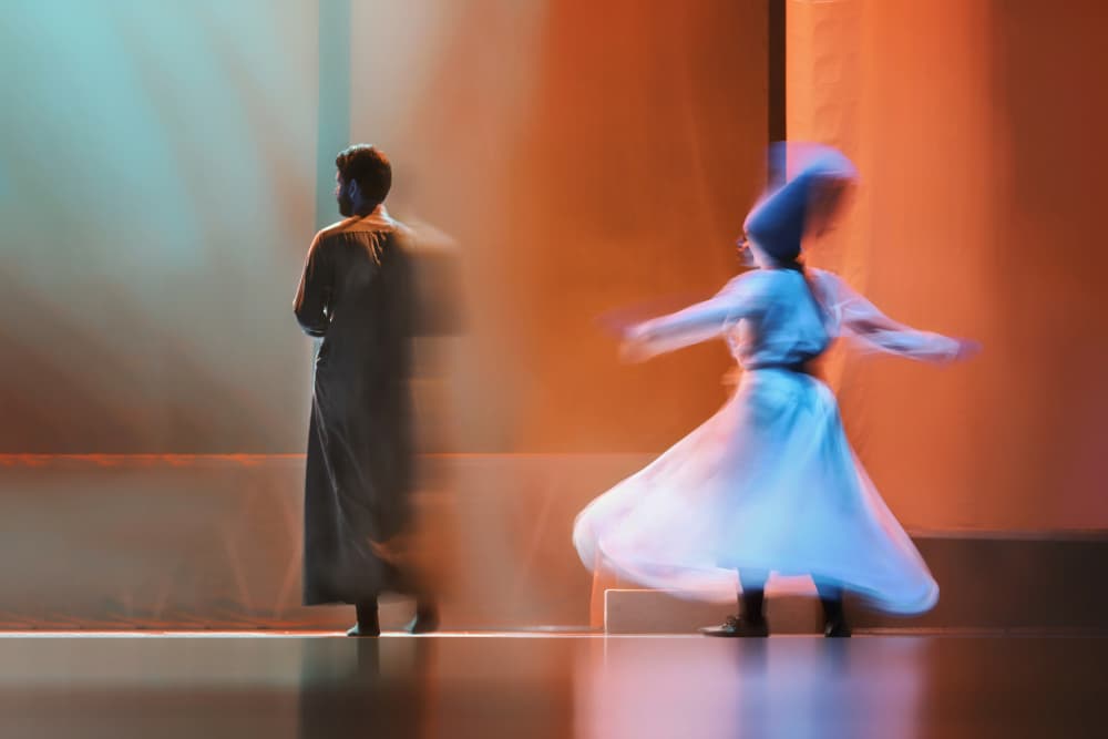 Mystical Sufi Dance by Mohamed Shawki — canvas wall art