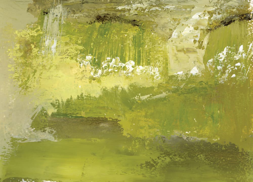 Lush Green Abstract by Breanna Megan Studio — canvas wall art