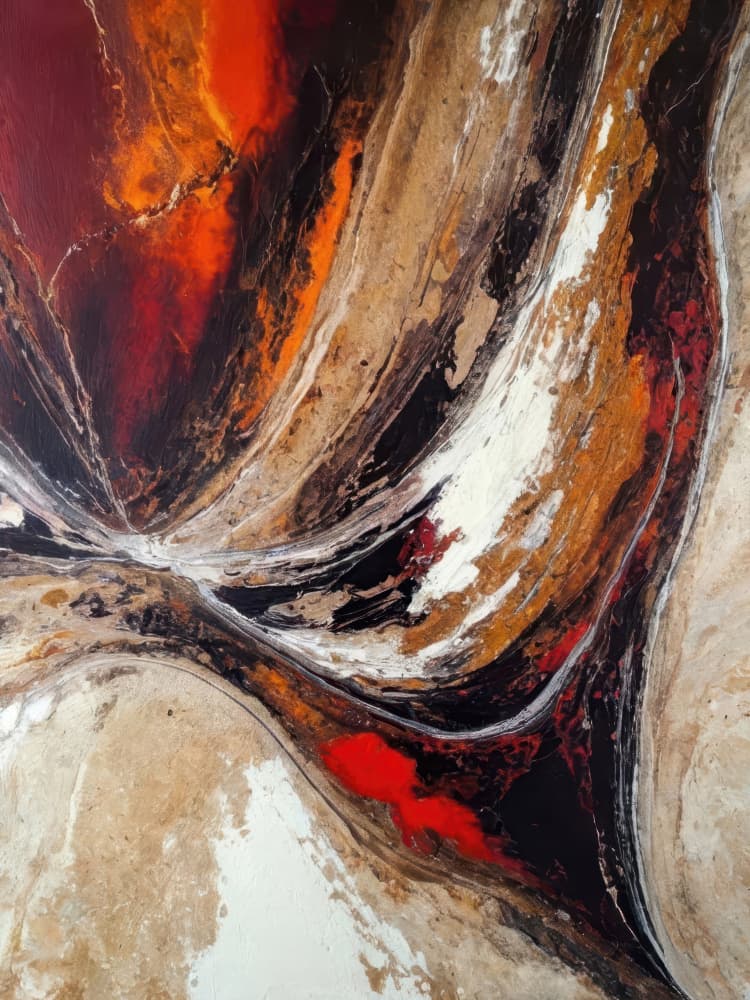 Earthy Flowing Energy by Alpenglow Workshop — canvas wall art