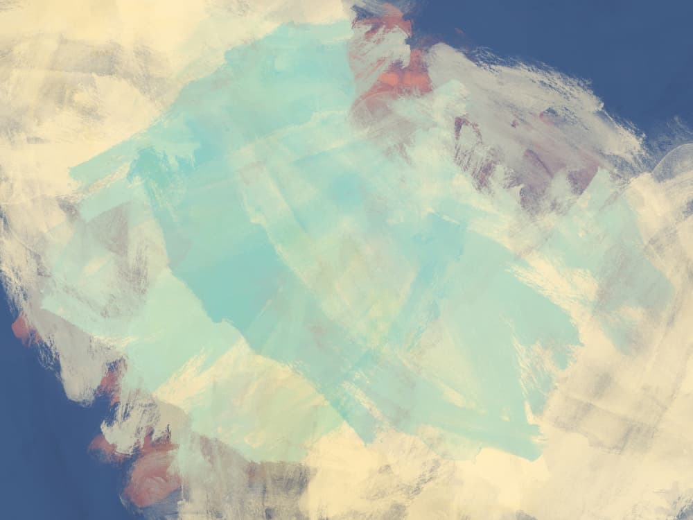 Soft Blue Abstract Brushstrokes by Dina Dankers — canvas wall art