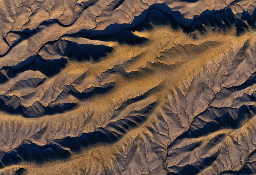 Aerial Desert Forms by MIN LI — canvas wall art