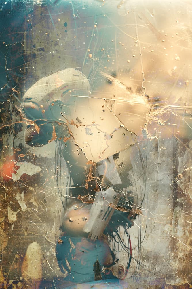 Aged Cybernetic Relic by Rafal Kulik — canvas wall art