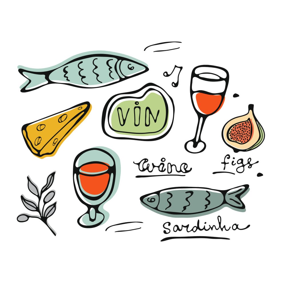 Rustic Food Delights by Olga Galeeva — canvas wall art