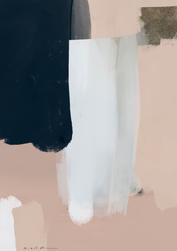 Soft Abstract Color Blocks by Nilesh Kulkarni — canvas wall art