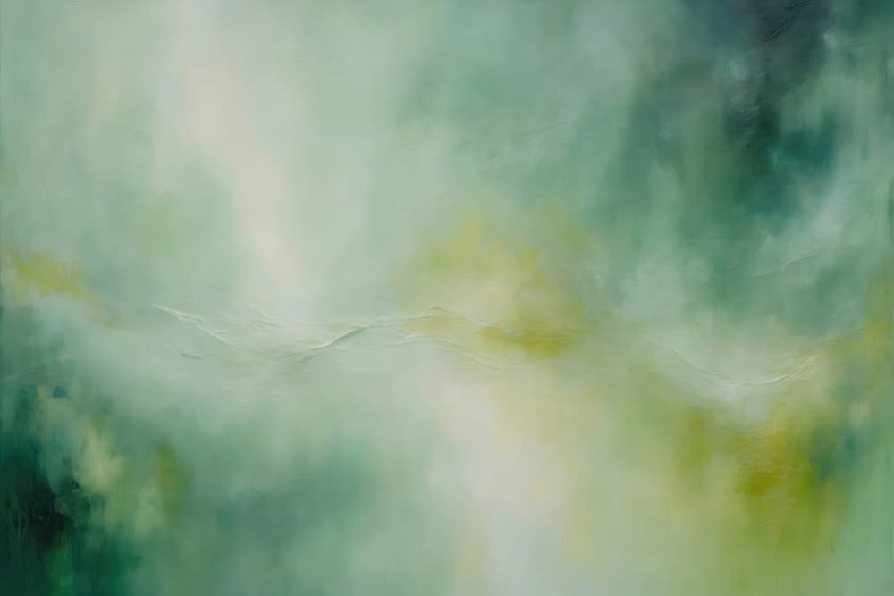 Ethereal Green Horizon by Alpenglow Workshop — canvas wall art