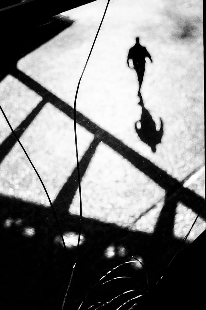 Urban Man Shadow by Paulo Abrantes — canvas wall art