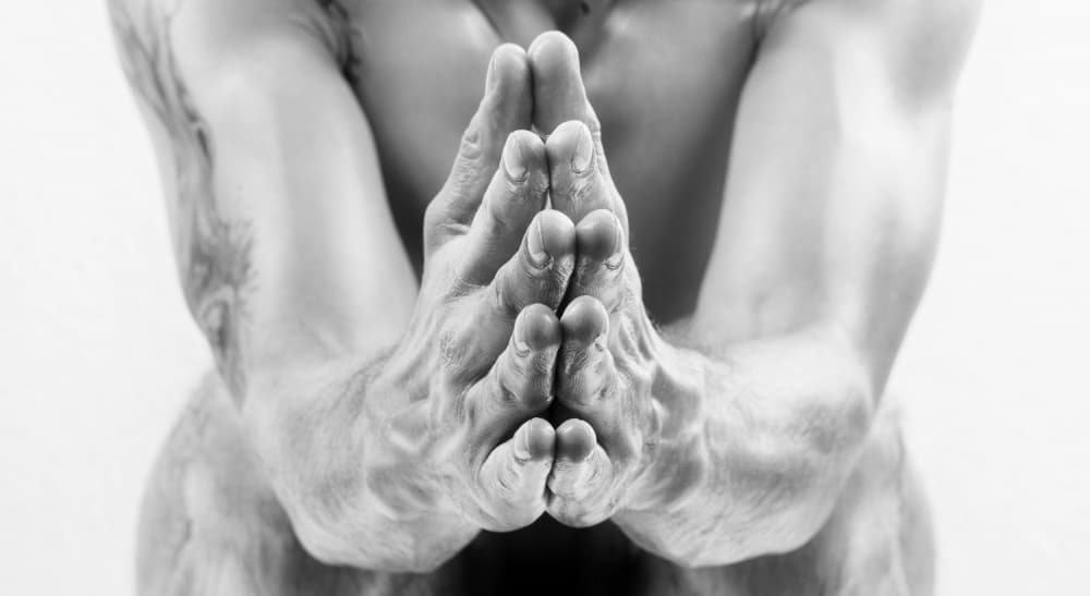 Hands In Prayer by Michael Allmaier — canvas wall art