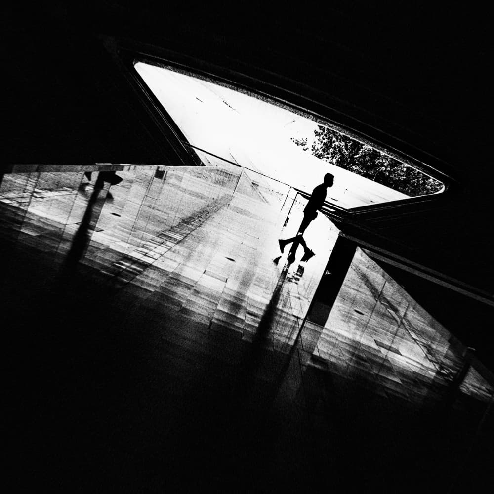 Solitary Man Modern Architecture by Paulo Abrantes — canvas wall art