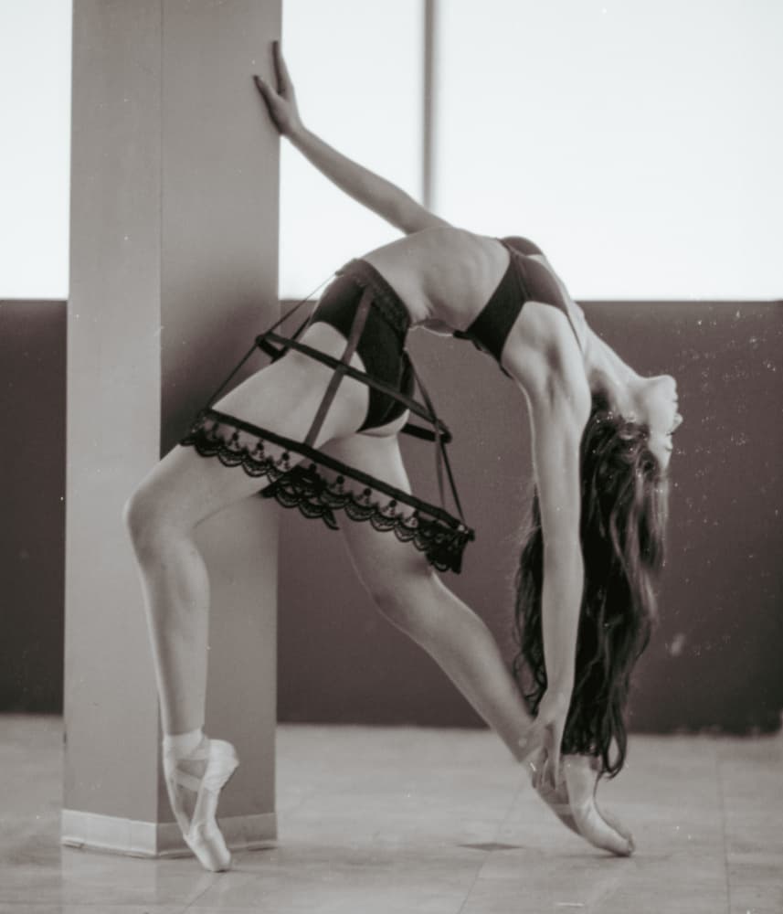 Flexible Ballet Form by Tyler McAuley — canvas wall art