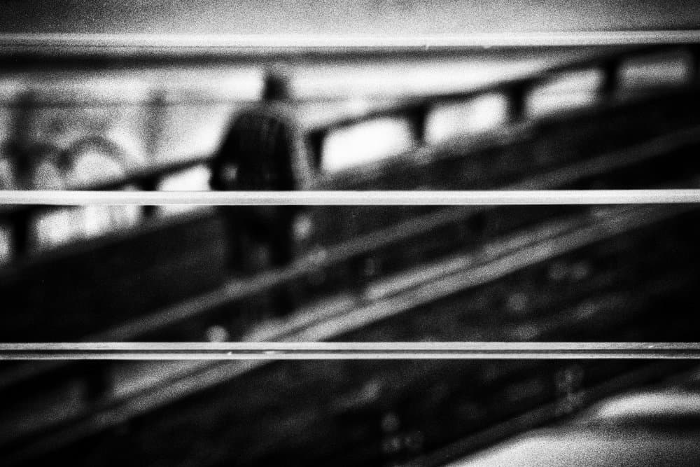 Blurred Urban Commute by Paulo Abrantes — canvas wall art