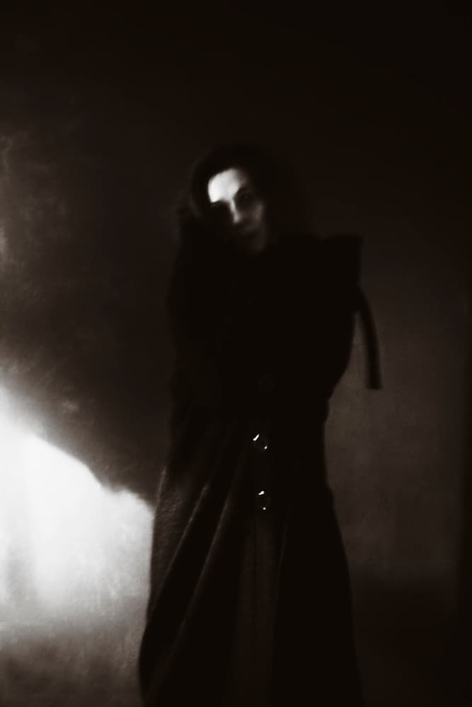 Enigmatic Dark Figure by Bogdan Bouşcă — canvas wall art