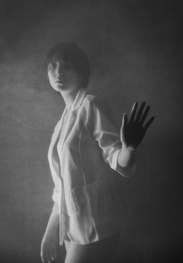 Gazing Woman's Hand by Mi Young Choi — canvas wall art