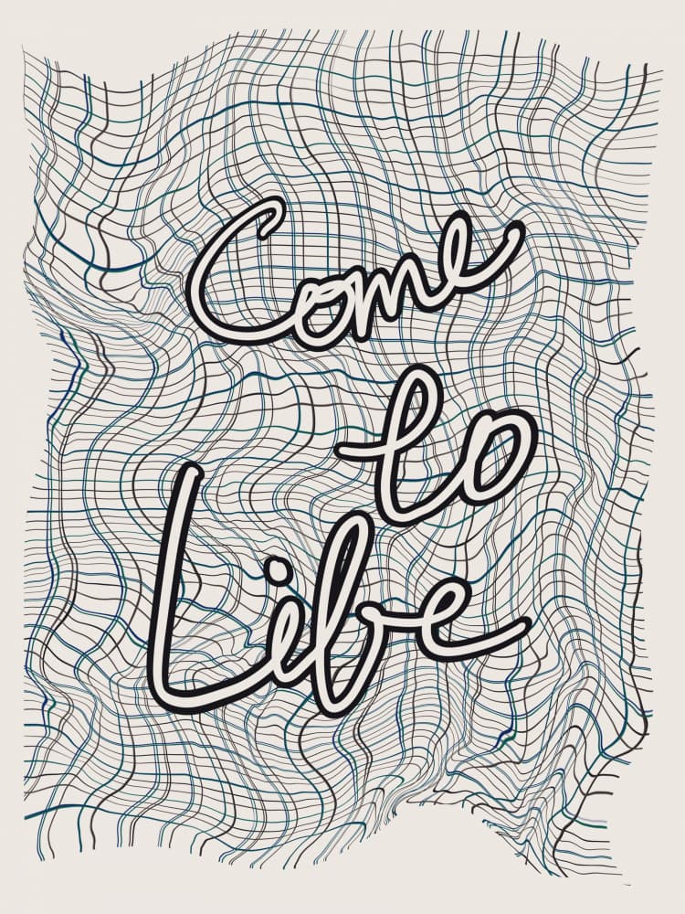 Wavy Come To Life by Little Dean — canvas wall art
