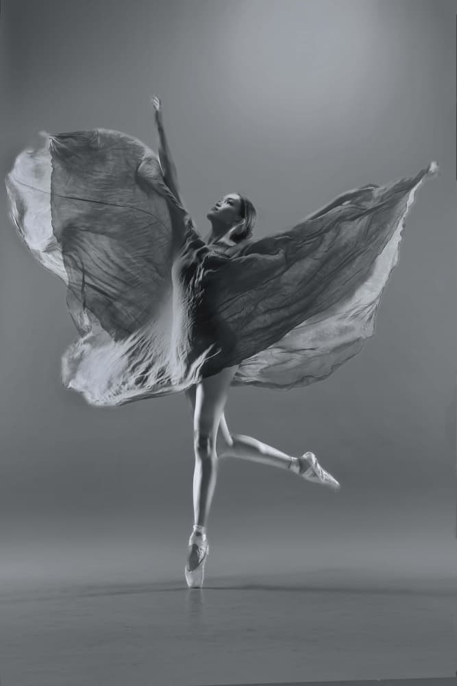 Flowing Ballerina Movement by Agus Adriana — canvas wall art