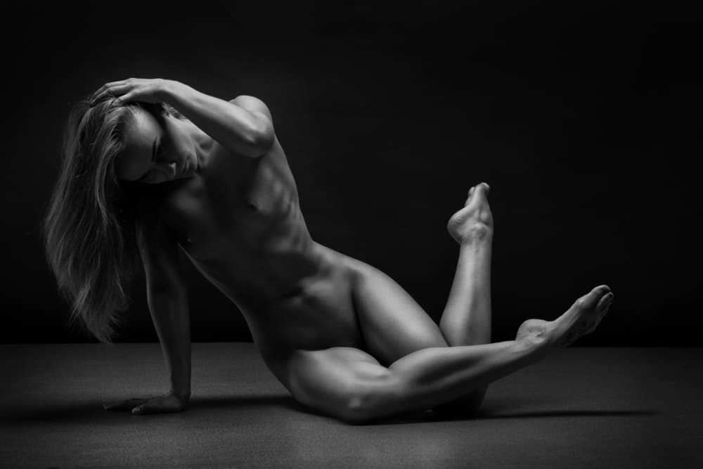 Graceful Nude Form by Anton Belovodchenko — canvas wall art
