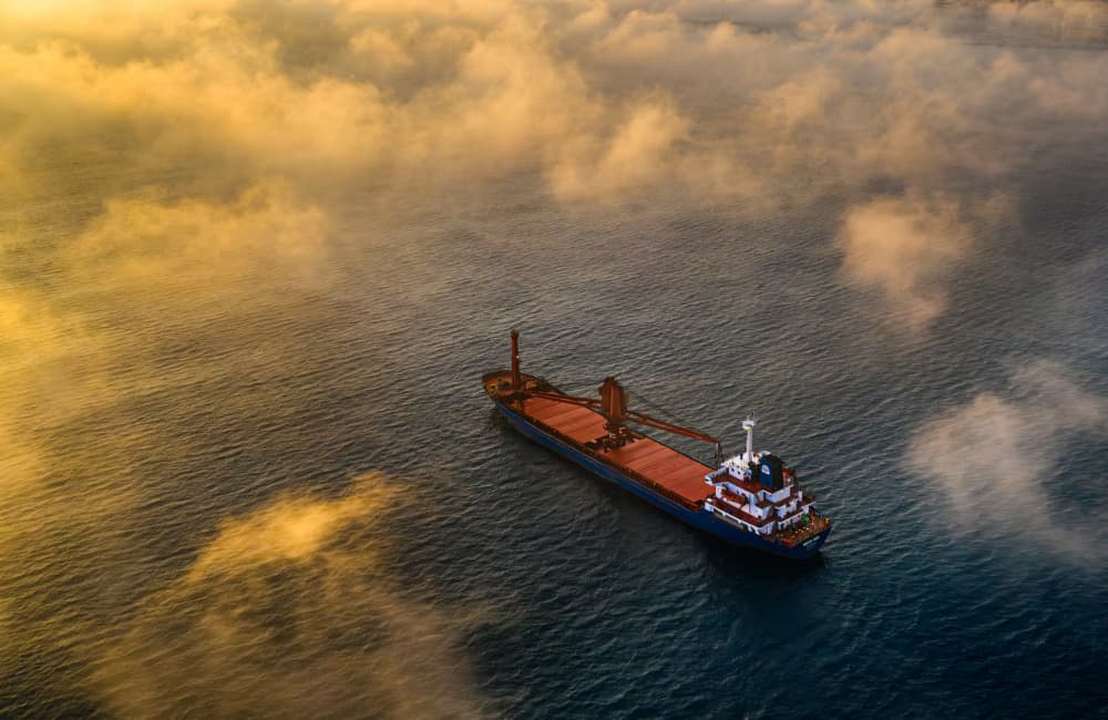 Misty Golden Voyage by Gilad Topaz — canvas wall art