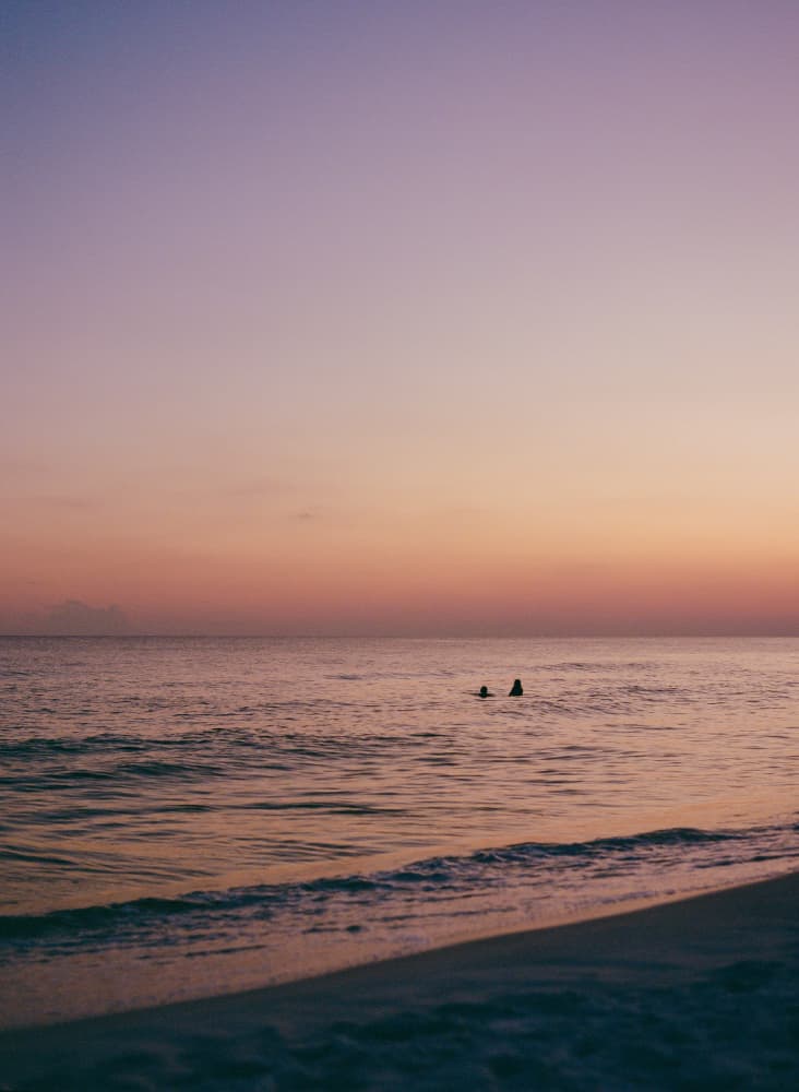 Peaceful Ocean Sunset by Bethany Young — canvas wall art
