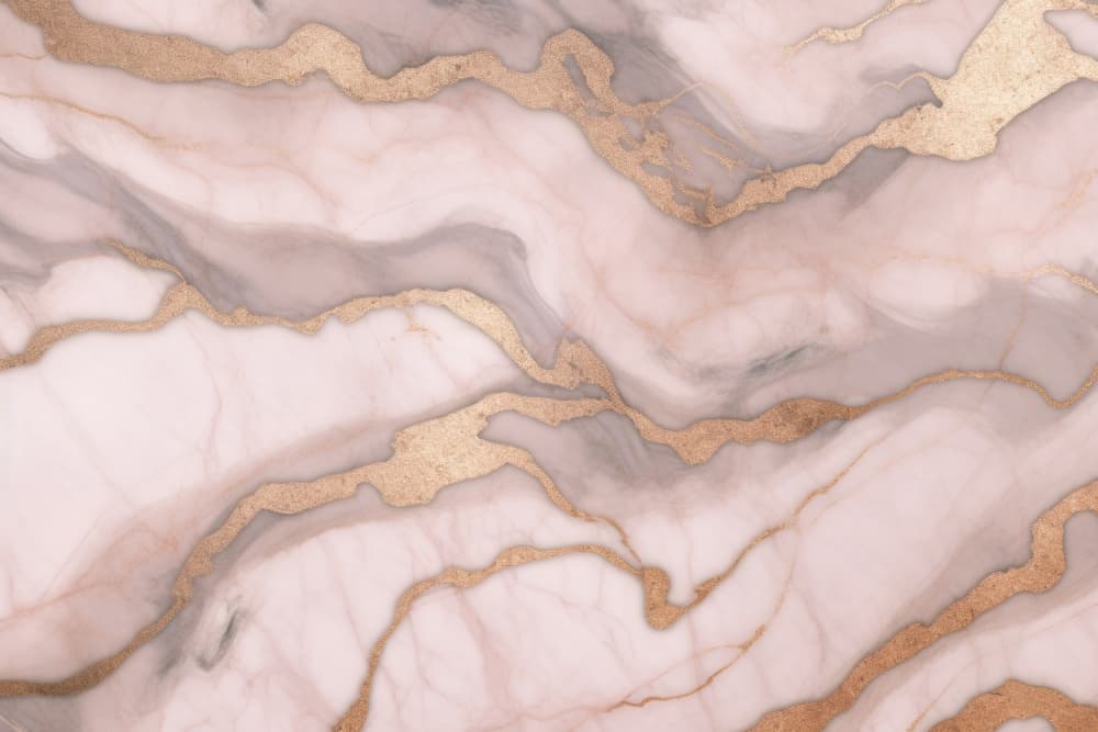 Gilded Rose Marble by Andrea Haase — canvas wall art