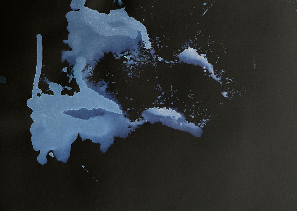 Midnight Ink Flow by Santhosh ch — canvas wall art