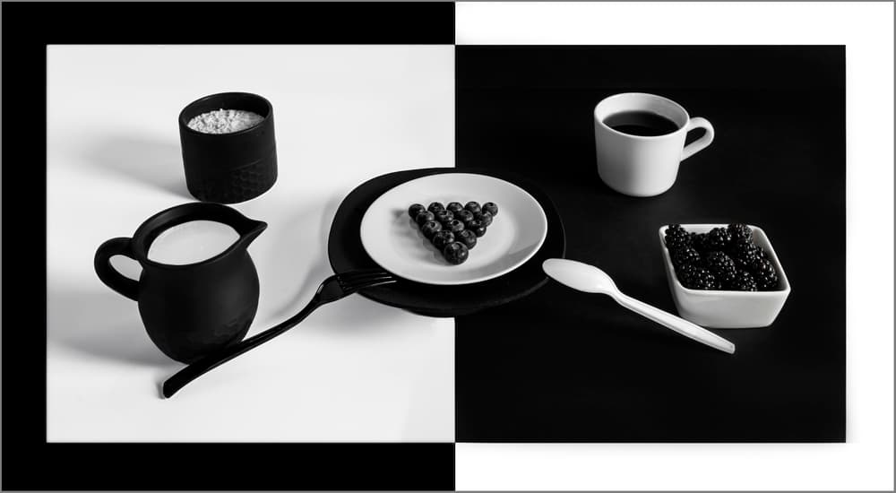 Breakfast In Contrast by John-Mei Zhong — canvas wall art