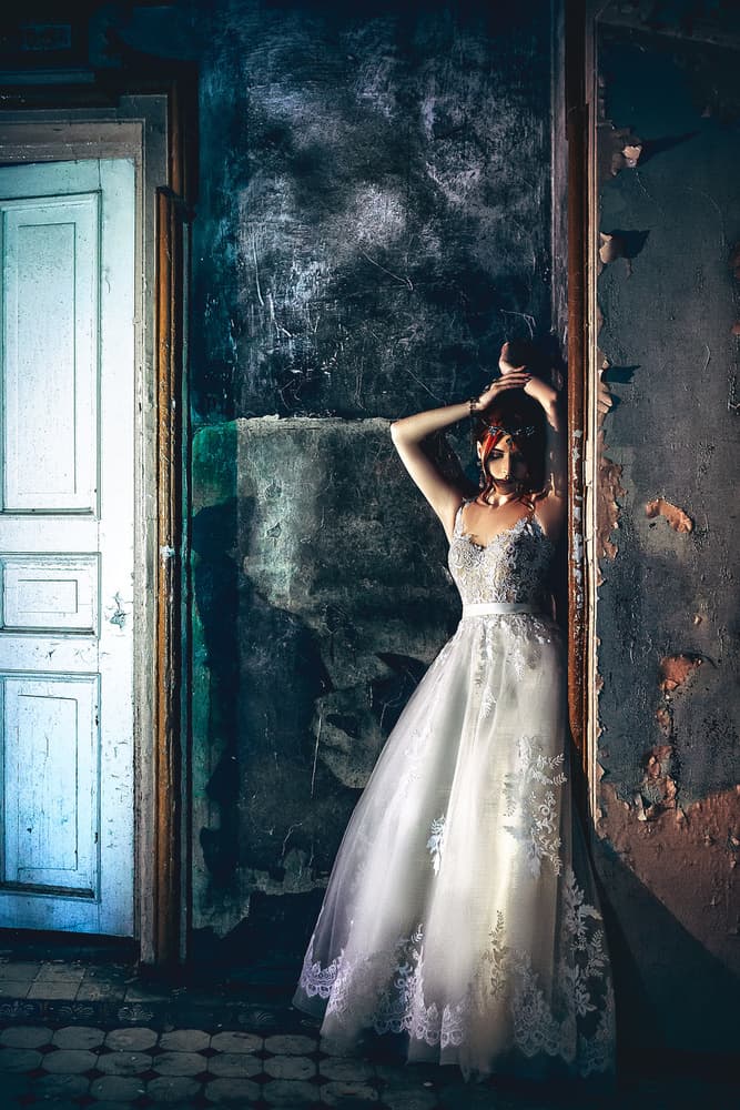 Gothic Bride in Decay by Ruslan Bolgov — canvas wall art