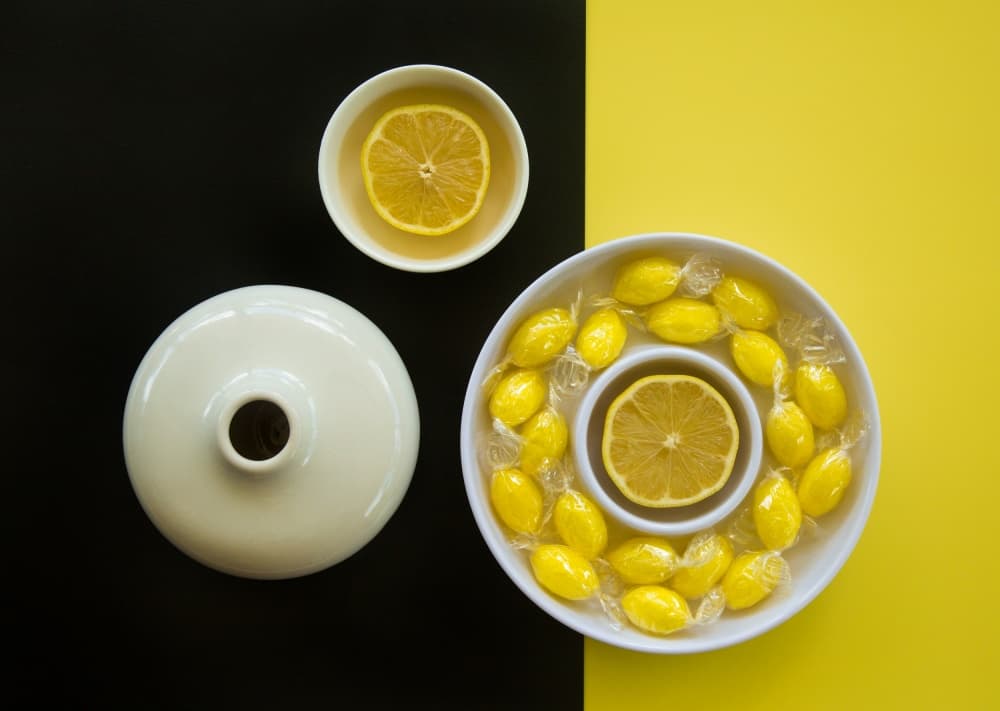 Yellow Lemon Still Life by Jacqueline Hammer — canvas wall art
