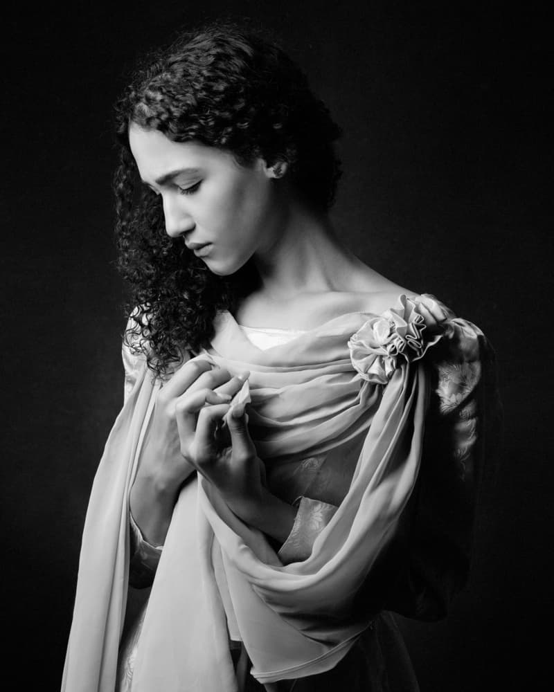 Graceful Contemplation by Mehdi Mokhtari — canvas wall art