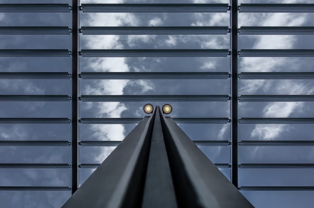 Modern Skyward Lines by Stephan Rückert — canvas wall art