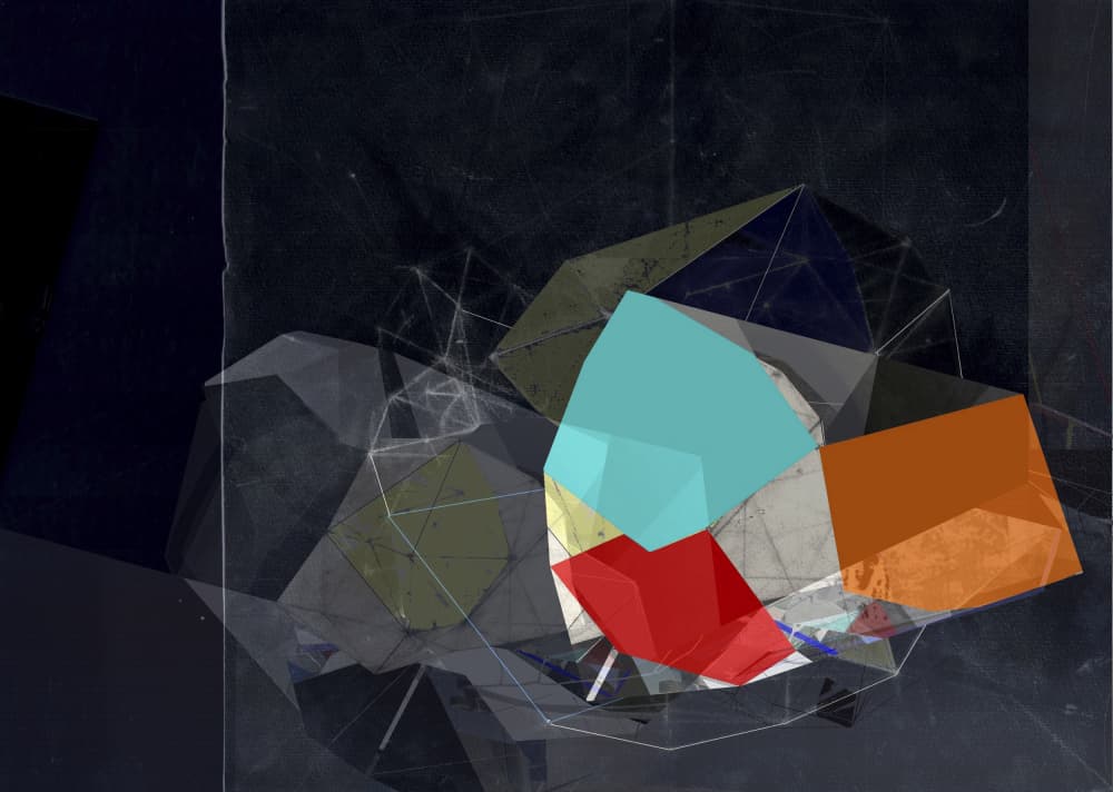 Colorful Geometric Forms by Stefan Fransson — canvas wall art