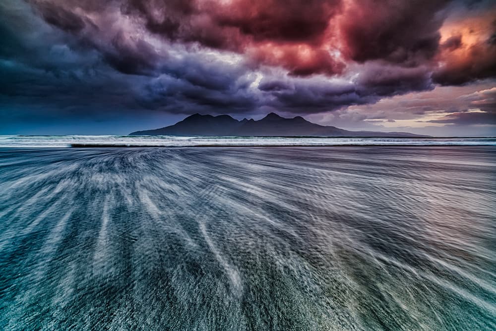 Dramatic Sky Beach Flow by Luigi Ruoppolo — canvas wall art