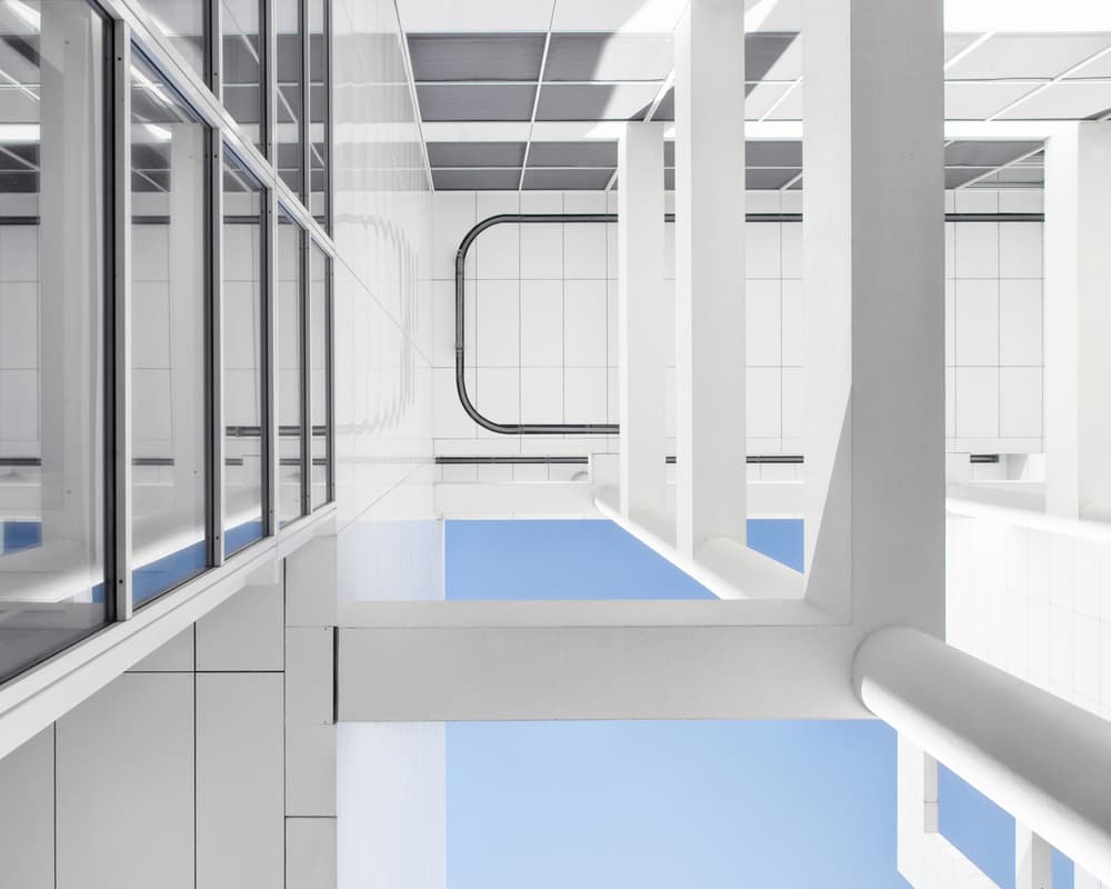 Upward Modern Architecture by Jeroen van de Wiel — canvas wall art