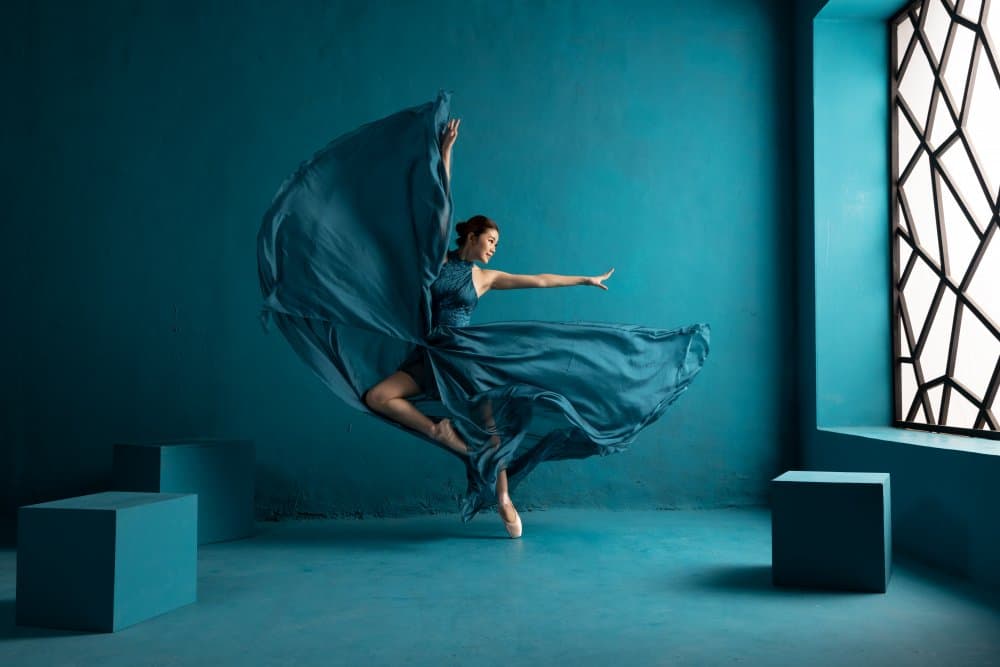 Blue Dress Dancer by Lisdiyanto Suhardjo — canvas wall art