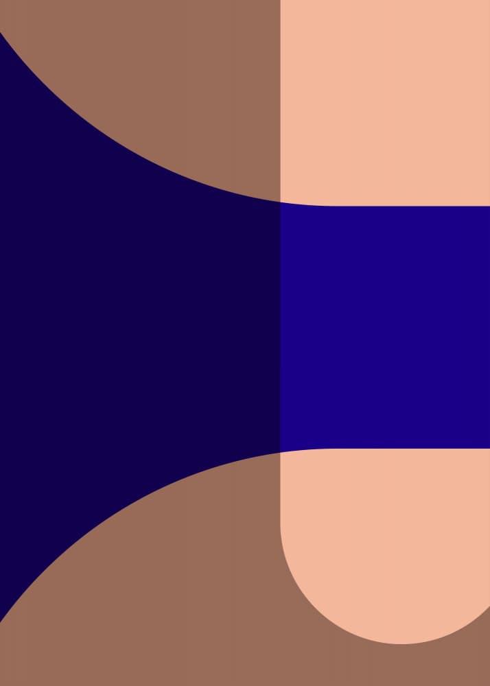 Geometric Color Flow by Leigh Bagley — canvas wall art