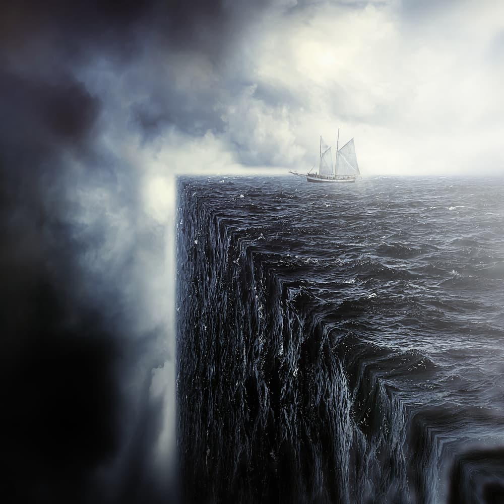 Ship at World's Edge by Sebastien DEL GROSSO — canvas wall art