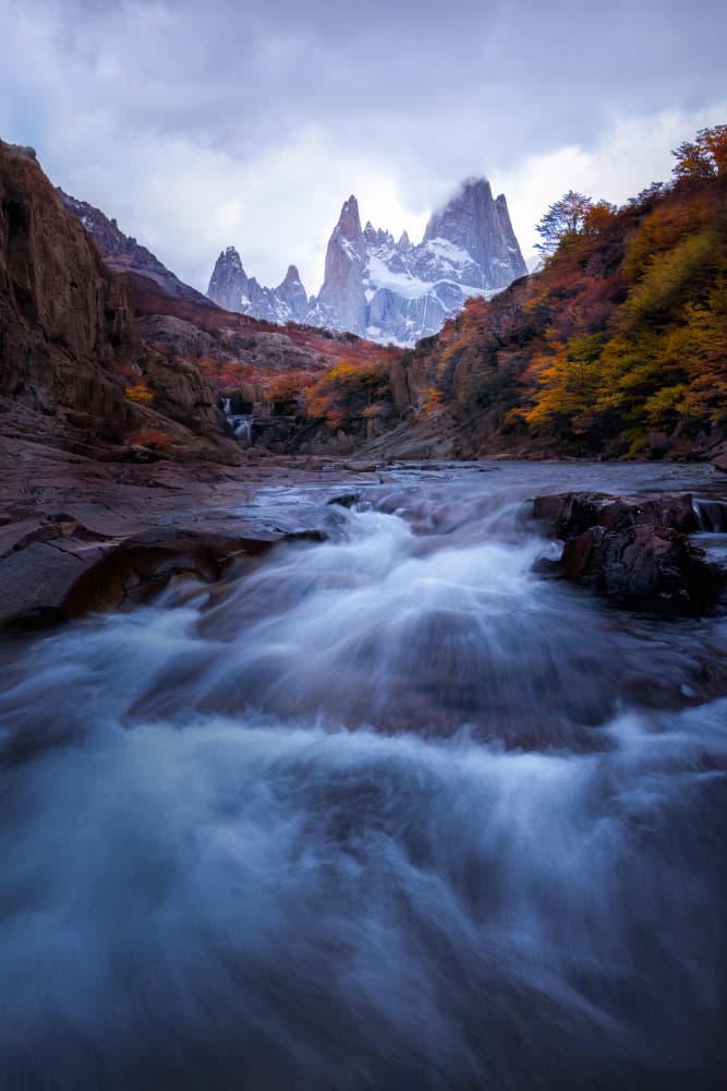 Autumn Fitz Roy Landscape by Chuan Chen APA — canvas wall art