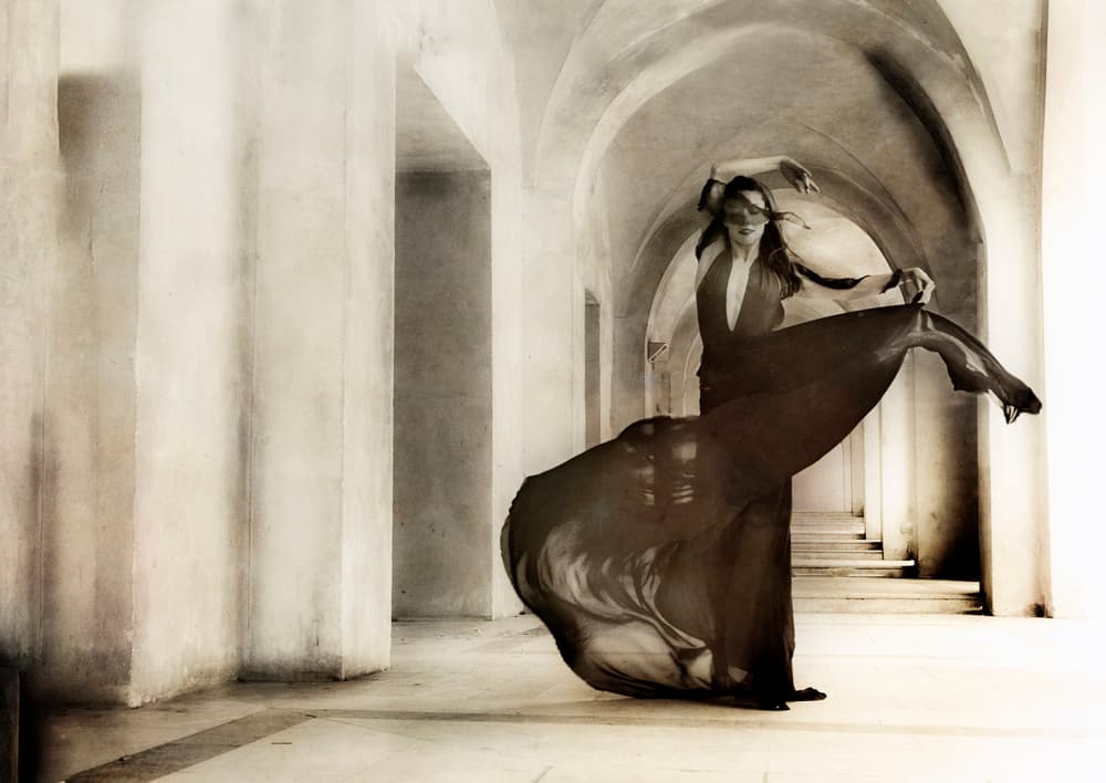 Graceful Movement in Arches by Rachel Pansky — canvas wall art