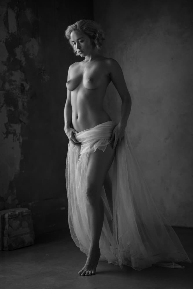 Ethereal Nude Figure by Chris Bos — canvas wall art