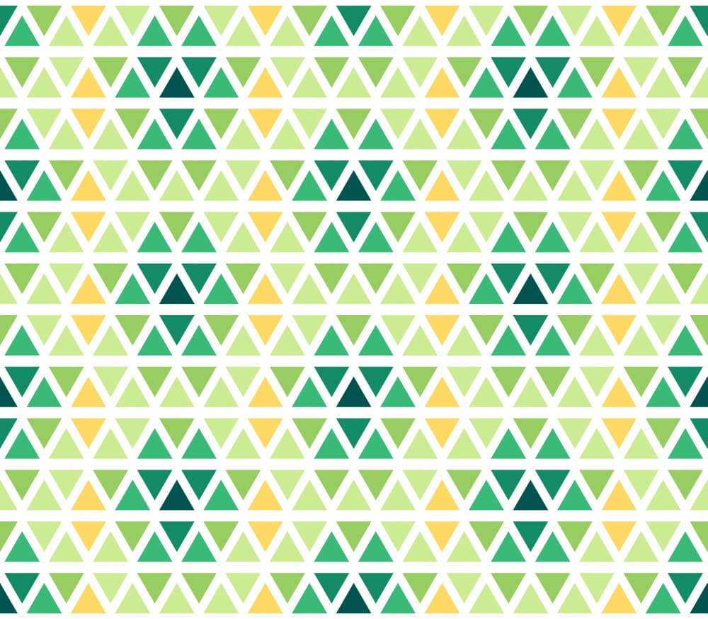 Green Triangle Pattern by Marika Barsrsind β canvas wall art